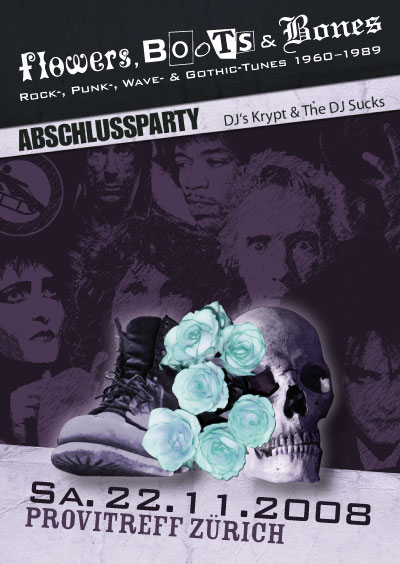 Flowers, Boots & Bones :::: Rock-, Punk-, Wave- & Gothic-Tunes 1960-1990